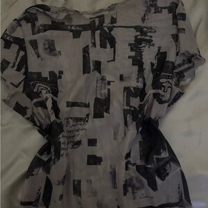 Abstract Print Women's Top